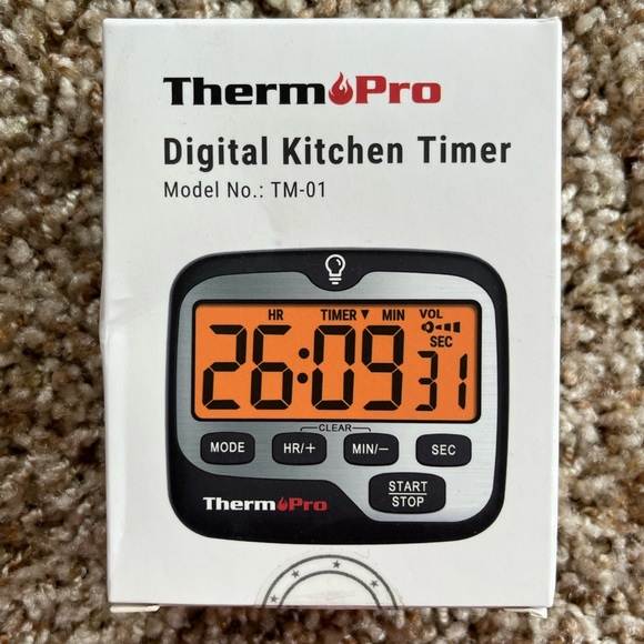 ThermoPro Digital Kitchen Timer - Picture 2 of 8